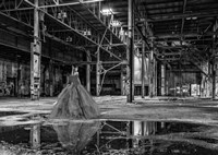 Unconventional Womenscape #8, The Factory (BW) Fine Art Print