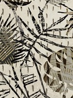 Grey Palms Panel II Fine Art Print