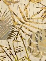 Golden Palms Panel II Fine Art Print