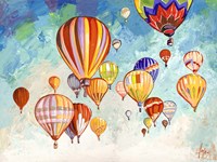 Danza di Mongolfiere Fine Art Print