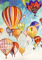 Danza di Mongolfiere (detail) Fine Art Print