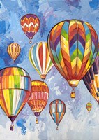 Parata di Mongolfiere (detail) Fine Art Print