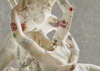 Tattooed Lovers (Cupid & Psyche) Fine Art Print