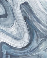 Swirl II Blue Gray Fine Art Print