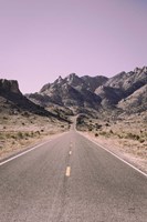 Road to Old West Purple Fine Art Print