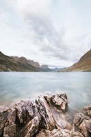 Glacier Lake Framed Print