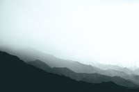 Virgin Mountains II Blue Gray Fine Art Print