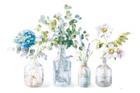 Beach Flowers I no coral Fine Art Print