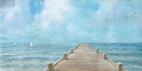 Summer Dock Panorama Fine Art Print