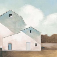 Barn Shadows Neutral Fine Art Print