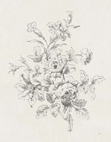 Toile Roses IX Neutral Fine Art Print