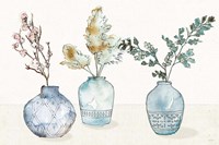 Fresh Farmhouse I Blue Fine Art Print