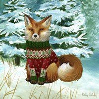 Winterscape II-Fox Fine Art Print