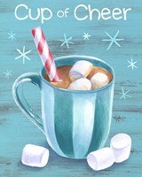 Peppermint Cocoa I-Cup of Cheer Framed Print