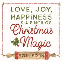 Home Cooked Christmas VII-Christmas Magic Framed Print