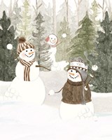 Christmas in the Woods Portrait III Framed Print