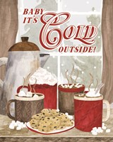 Hot Chocolate Season Portrait II-Cold Outside Fine Art Print