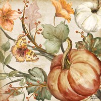 Autumn Vines II on Light Framed Print