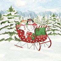 Peppermint Holiday VII Framed Print