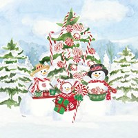 Peppermint Holiday VIII Framed Print