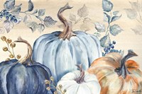 Pumpkin Blues I Fine Art Print