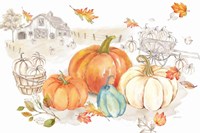 Pumpkin Season I Fine Art Print