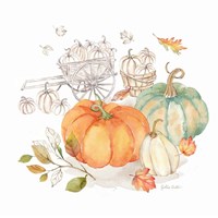 Pumpkin Season II Framed Print