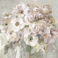 Blushing Bouquet Neutral Fine Art Print