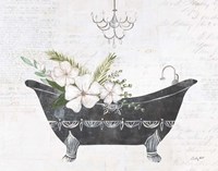 Floral Bath I Framed Print