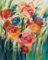 Bright Bloom I Framed Print