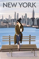 Girl in New York II Fine Art Print