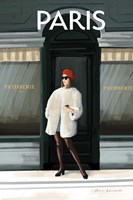 Girl in Paris II Fine Art Print