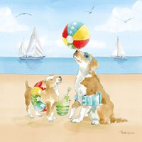 Summer Fun at the Beach II Fine Art Print