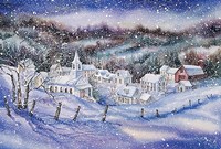 Winter Village Fine Art Print