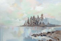 Foggy Lake Fine Art Print