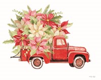 Poinsettia Pickup Fine Art Print