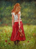 The Violinist Fine Art Print