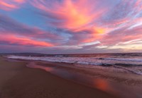 Beach at Sunset Fine Art Print