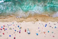 Beachgoers Fine Art Print