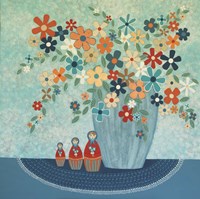 Russian Dolls & Vase Fine Art Print