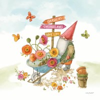Everyday Gnomes IV-Wheelbarrow Fine Art Print
