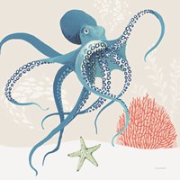 Free As the Ocean II on Sand Fine Art Print