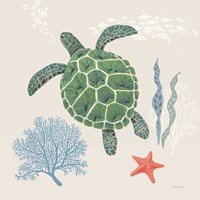 Free As the Ocean III on Sand Fine Art Print