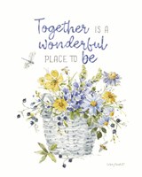 Lovely Blues XVIX Framed Print