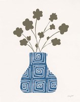 Shadow Vessels II Vallarta Blue Framed Print