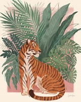 Majestic Cats II No Woman Fine Art Print