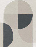 Soft Rain II Dark Gray Fine Art Print