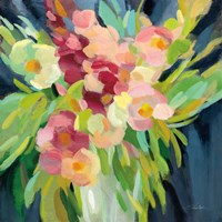 Spring Flowers in a Vase I Fine Art Print