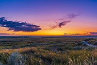 Volcanic Twilight at Grasslands National Park, Canada Fine Art Print