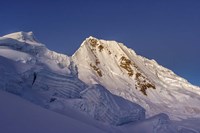 Quitaraju Mountain in the Cordillera Blanca in the Andes Of Peru Fine Art Print